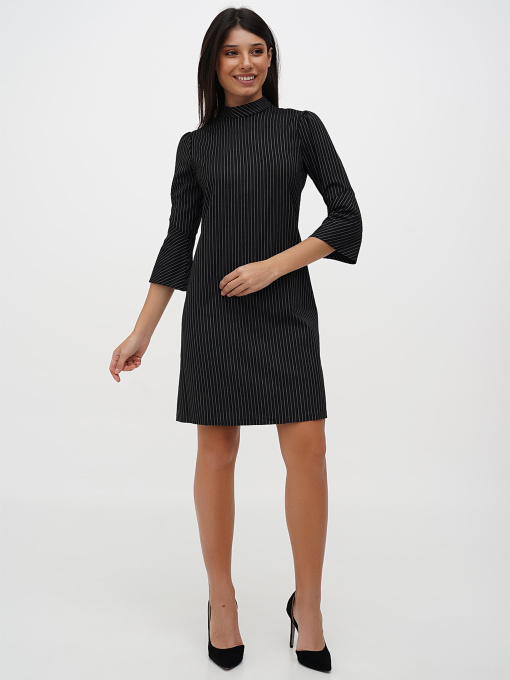 Платье мини Sassofono модель A271-SC-3495_черный Фото