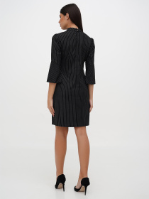 Платье мини Sassofono модель A271-SC-3495_черный Фото