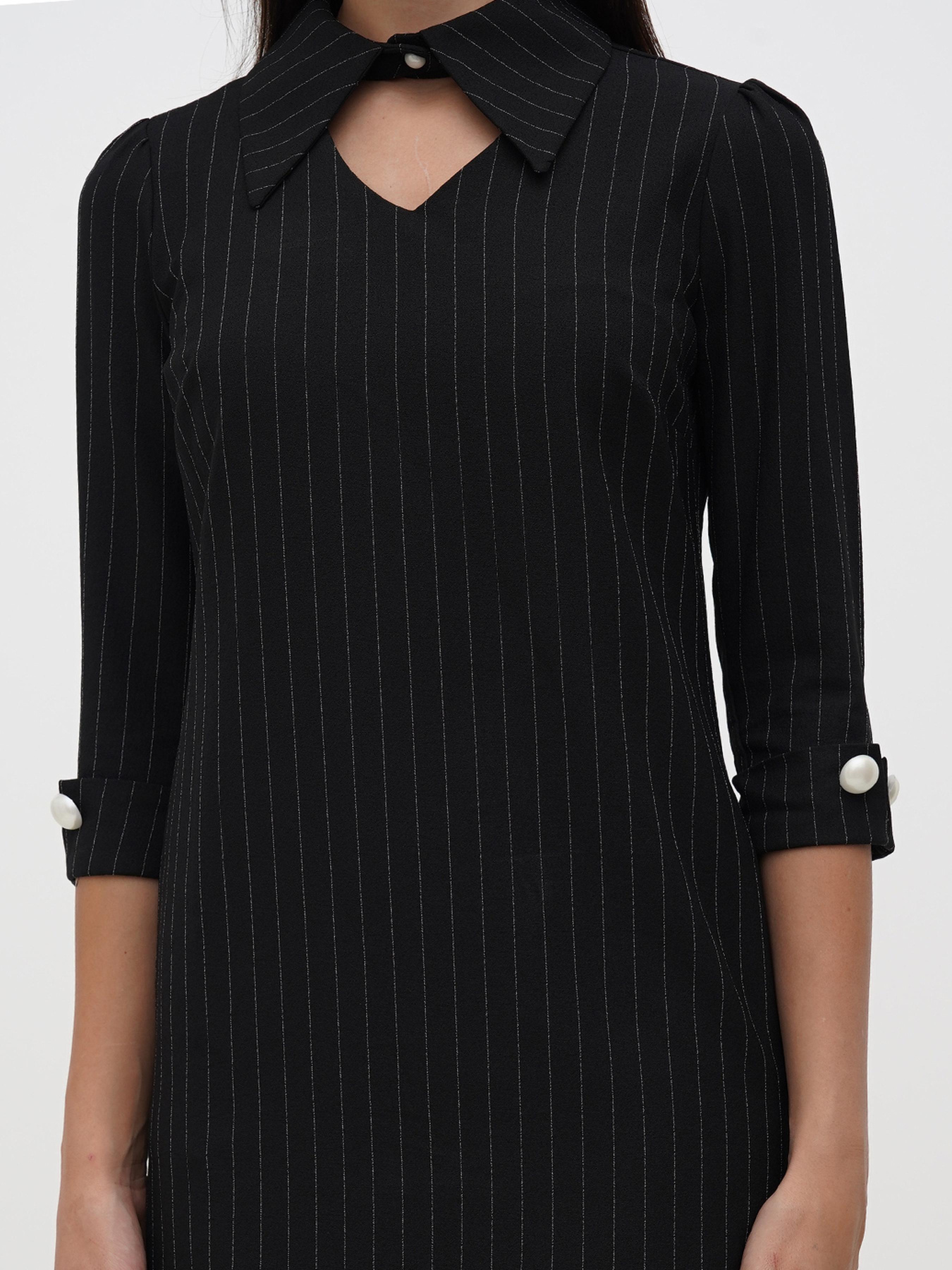 Платье мини Sassofono модель A271-SC-1935_чёрный Фото