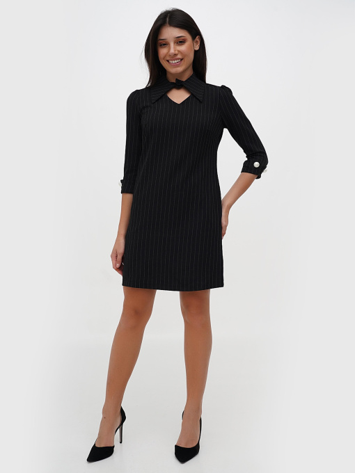 Платье мини Sassofono модель A271-SC-1935_чёрный Фото