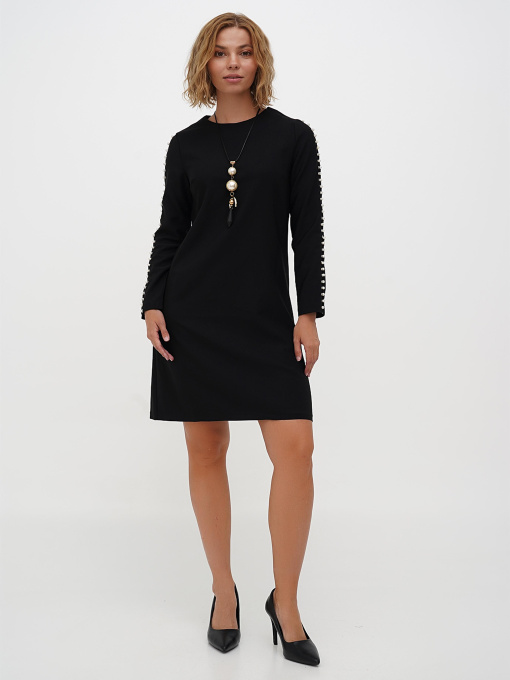 Платье мини Sassofono модель A271-SC-1940_черный Фото