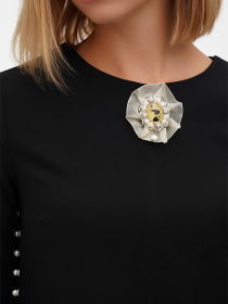 Платье мини Sassofono модель A271-SC-1941_черный Фото