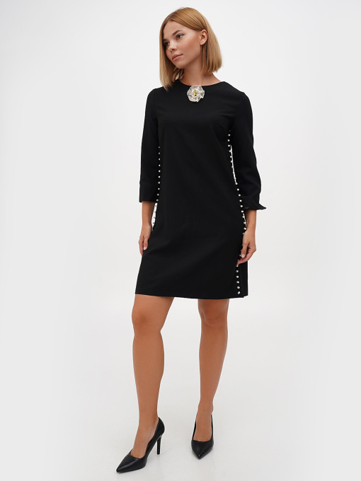 Платье мини Sassofono модель A271-SC-1941_черный Фото