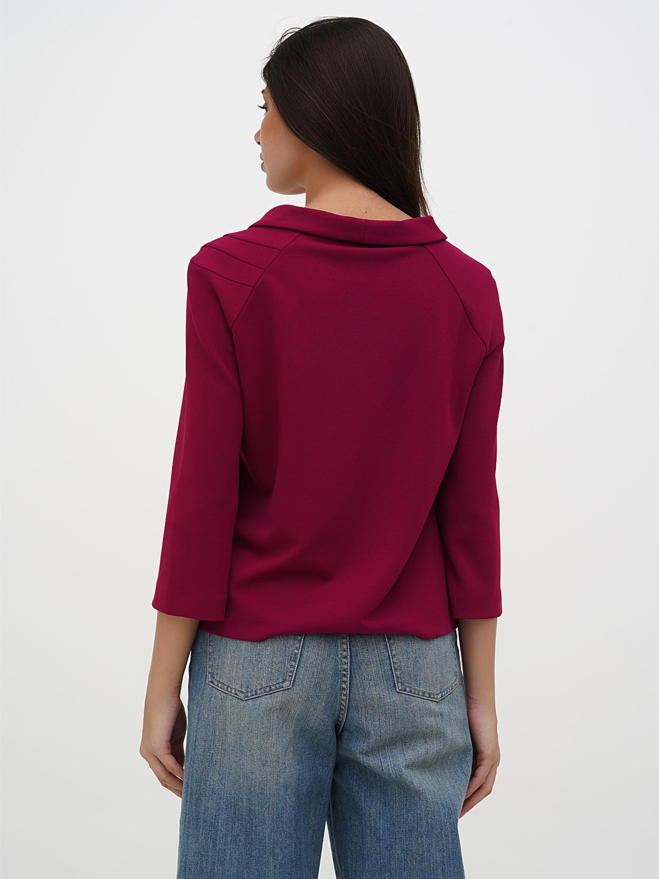 Блуза Sassofono модель A271-SC-3503_фуксия Фото