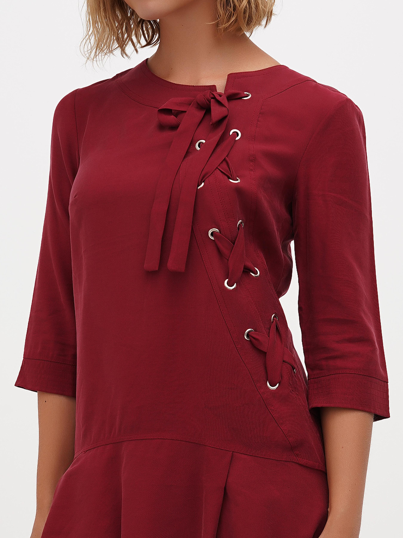 Платье мини Sassofono модель A271-SC-3506_графит Фото