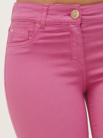 Скинни джинсы Sassofono модель A271-SF-2532_розовый Скинни джинсы Sassofono модель A271-SF-2532_розовый Фото