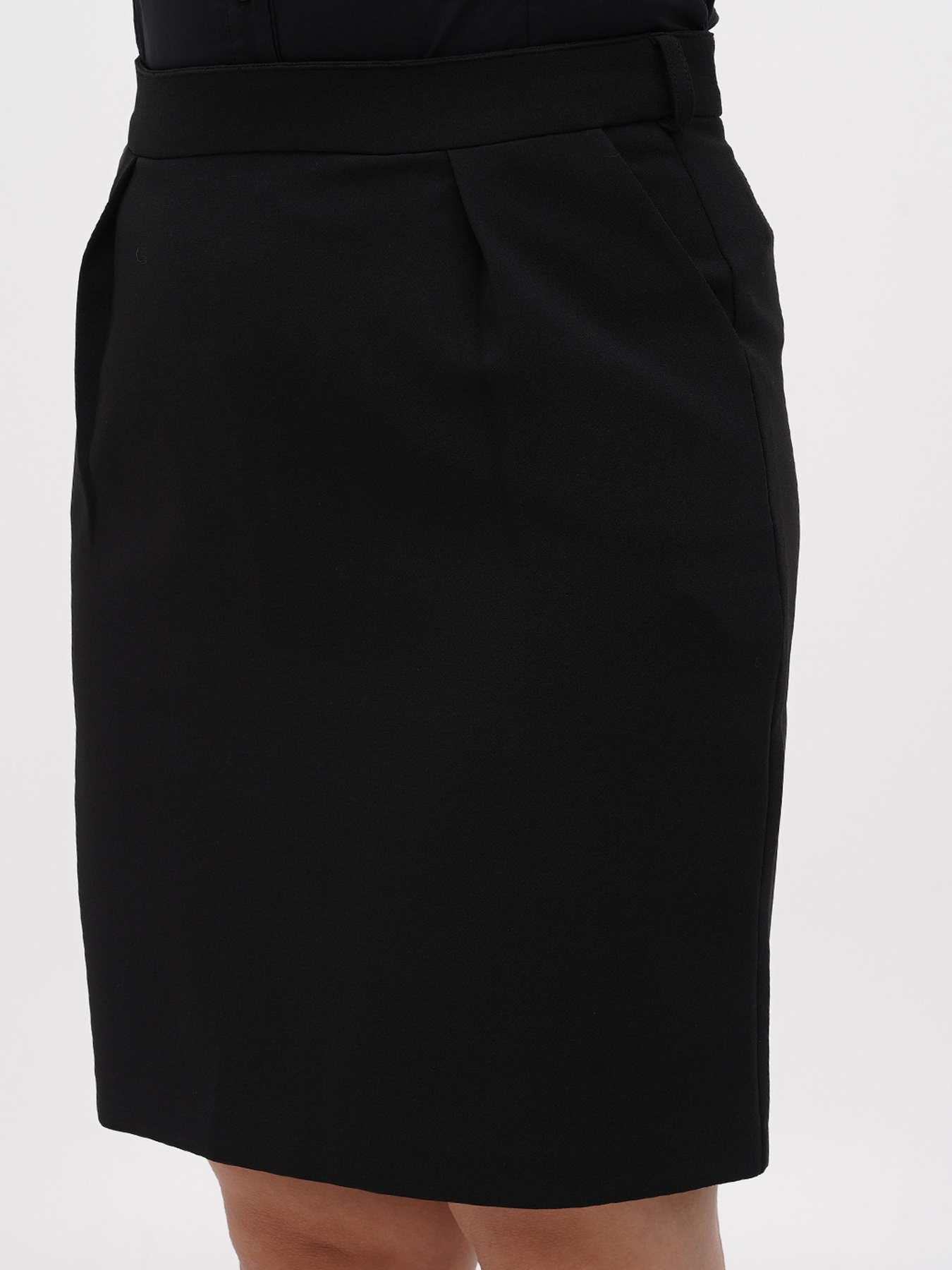 Юбка мини Sassofono модель A271-SC-2570_черный Фото