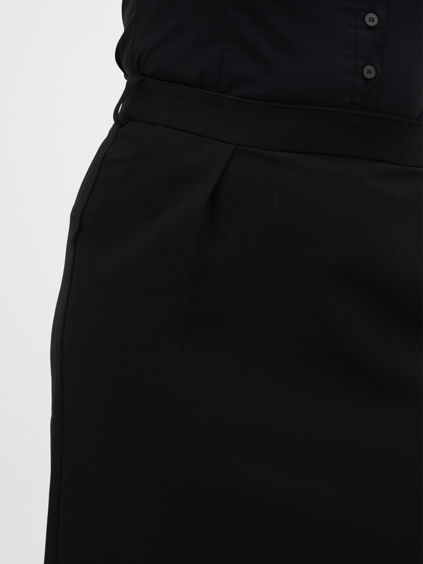 Юбка мини Sassofono модель A271-SC-2570_черный Фото