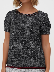 Платье мини Sassofono модель A271-CL-2660_черный_1 Фото