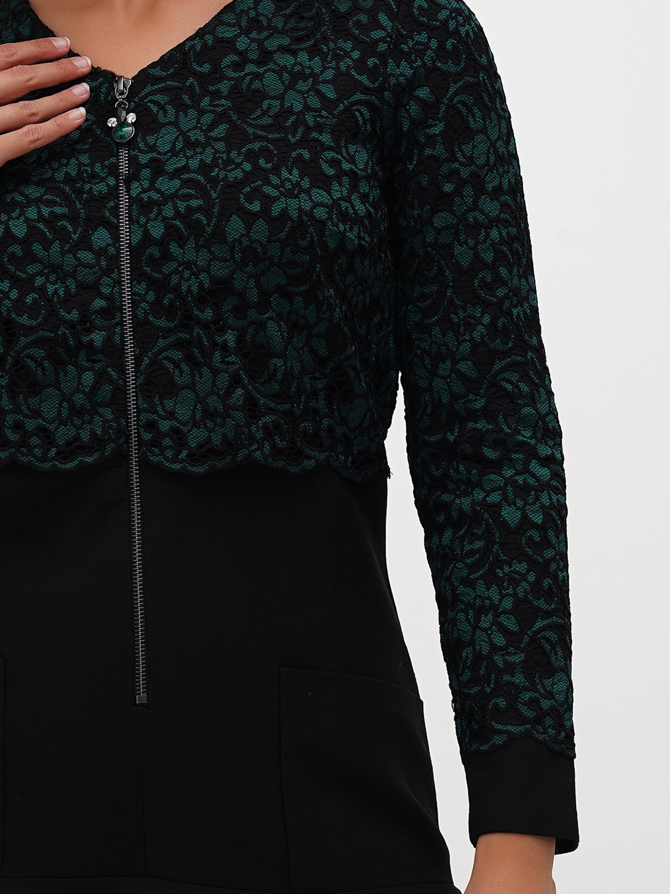 Платье мини Sassofono модель A271-SF-2685_черный Фото