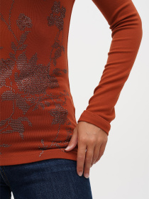Водолазка Sassofono модель A271-SF-3382_терракотовый Фото