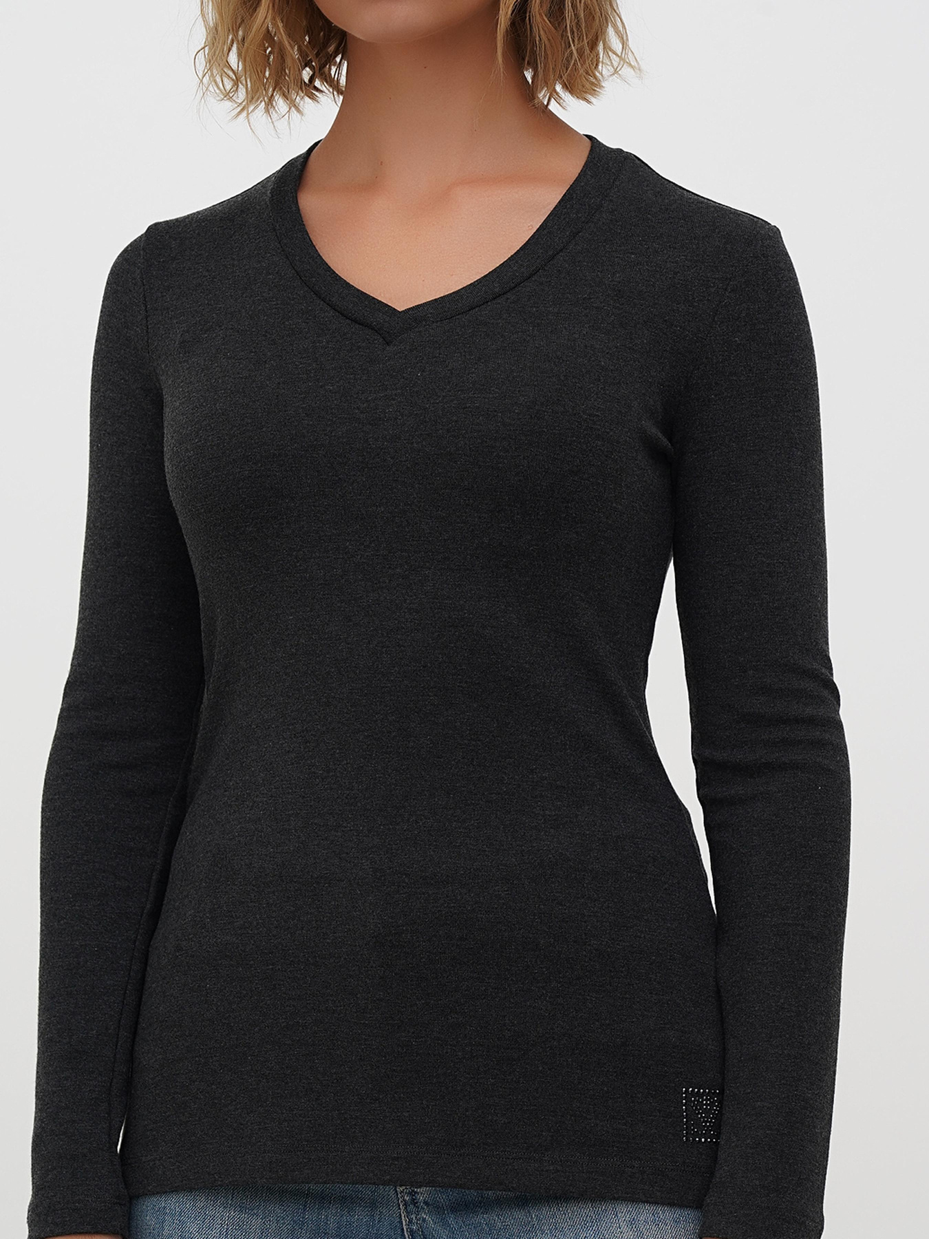 Лонгслив Sassofono модель A271-SF-3383_темно_серый Фото