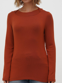 Лонгслив Sassofono модель A271-SF-3386_терракотоавый Фото