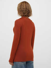 Лонгслів Sassofono модель A271-SF-3386_терракотоавый Фото