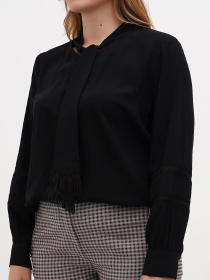Блуза Sassofono модель A271-SF-1865_черный Фото