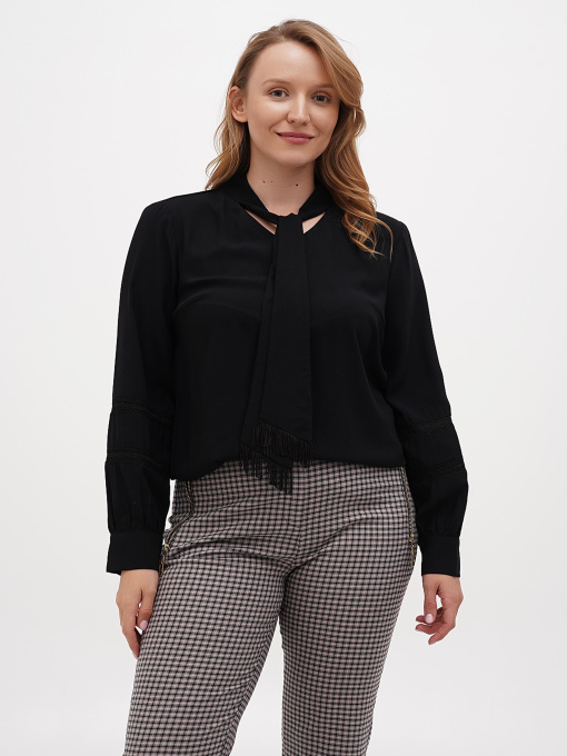 Блуза Sassofono модель A271-SF-1865_черный Фото