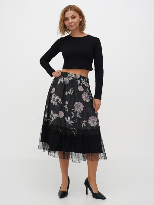 Юбка миди Sassofono модель A271-SF-3361 Фото