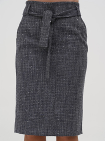 Юбка миди Sassofono модель A271-SF-3371_темно_синий Фото