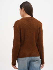 Свитер Sassofono модель A271-SC-1900_коричневый Фото