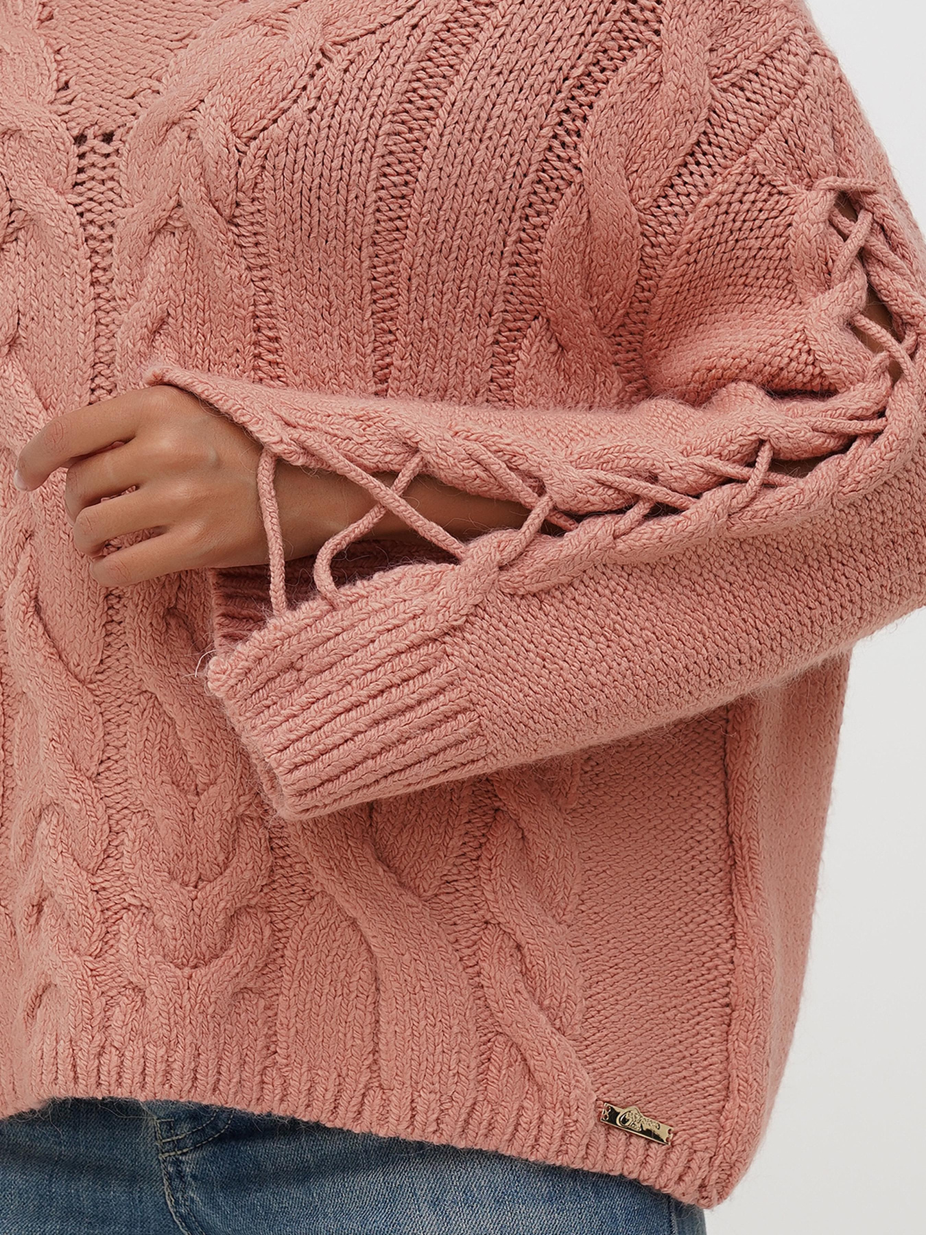 Джемпер Sassofono модель A271-SC-3531_пудра Фото