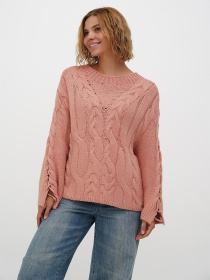 Джемпер Sassofono модель A271-SC-3531_пудра Фото