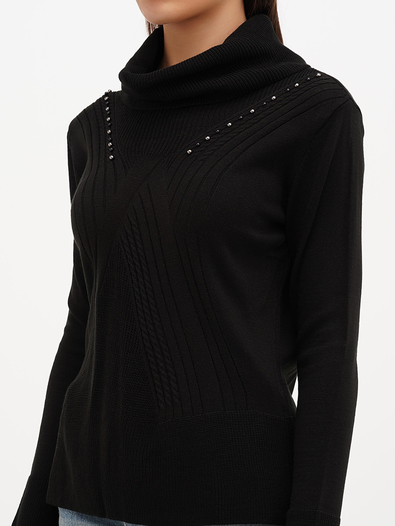 Светр Sassofono модель A271-SC-3540_черный Фото