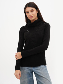 Свитер Sassofono модель A271-SC-3540_черный Фото