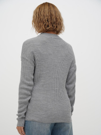 Джемпер Sassofono модель A271-SC-3542_серый Фото