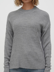 Джемпер Sassofono модель A271-SC-3542_серый Джемпер Sassofono модель A271-SC-3542_серый Фото