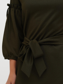 Платье мини Sassofono модель A271-SC-3449_хаки Фото