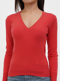 Джемпер Sassofono модель A271-SF-3586_красный Фото