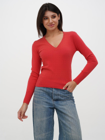 Джемпер Sassofono модель A271-SF-3586_красный Фото