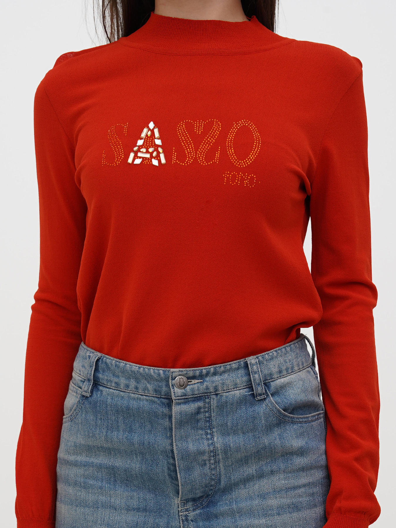 Боди Sassofono модель A271-SF-3592_терракотовый Фото