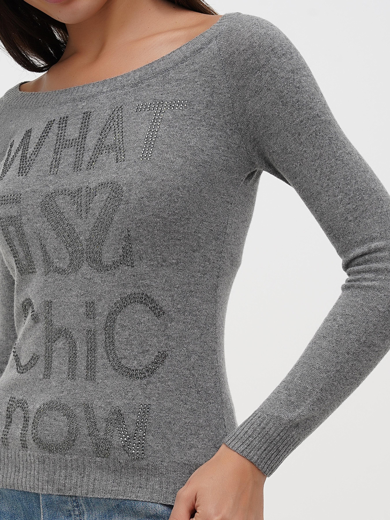 Джемпер Sassofono модель A271-SF-3594_серый Фото