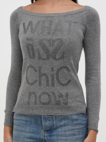 Джемпер Sassofono модель A271-SF-3594_серый Фото