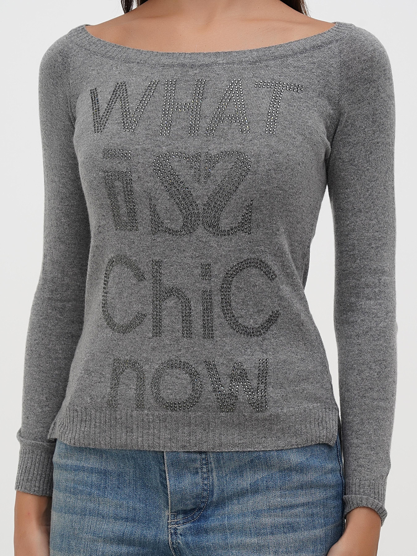 Джемпер Sassofono модель A271-SF-3594_серый Фото