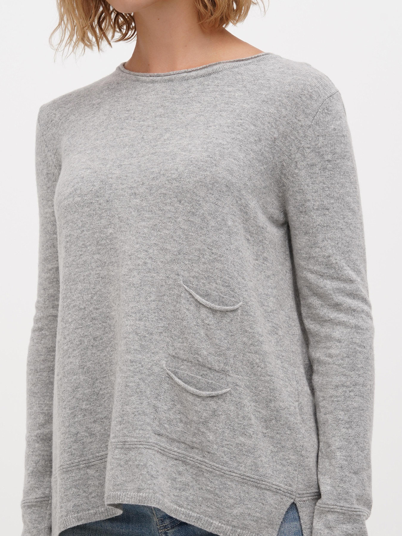 Джемпер Sassofono модель A271-SF-3596_серый Фото