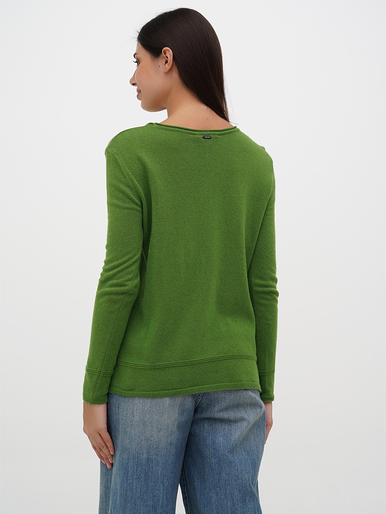 Джемпер Sassofono модель A271-SF-3410_зеленый Фото