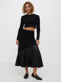 Юбка миди Sassofono модель A271-CL-3744 Фото