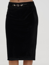 Юбка миди Sassofono модель A271-SF-2890_черный Фото