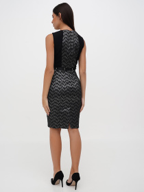 Платье мини Sassofono модель A271-SC-2947_Коричневий Фото