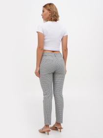 Повсякденні штани Sassofono модель A271-CL-3335_бирюзовый_серый Фото