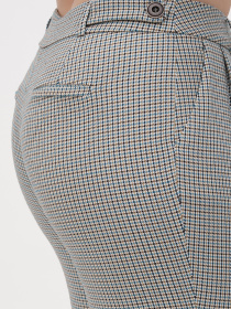 Штани повсякденні Sassofono модель A271-CL-3336_бирюзовый_серый Фото