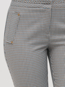 Штани повсякденні Sassofono модель A271-CL-3337_бирюзовый_серый Фото