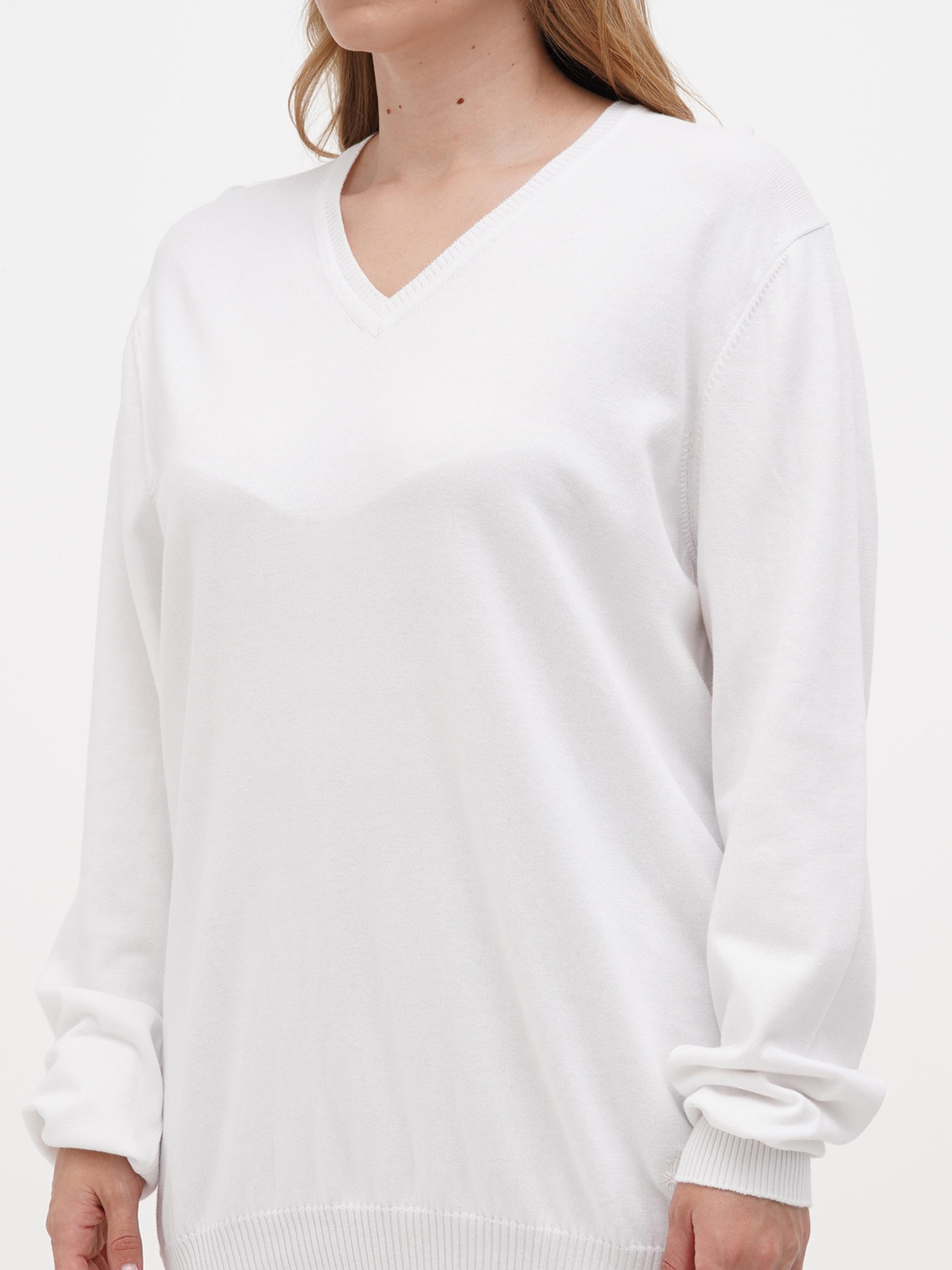 Джемпер Sassofono модель A271-SF-1877_белый Фото