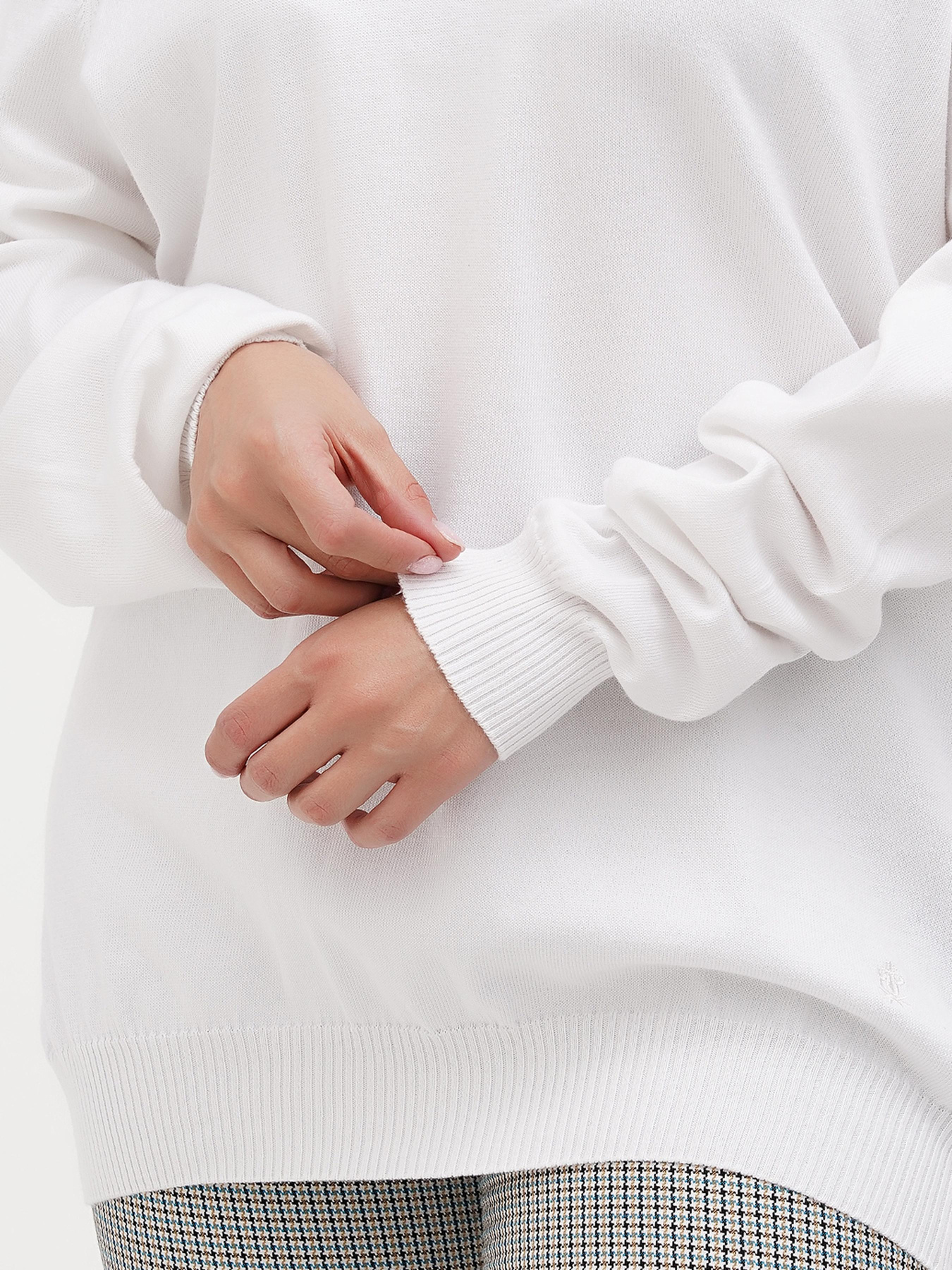 Джемпер Sassofono модель A271-SF-1877_белый Фото