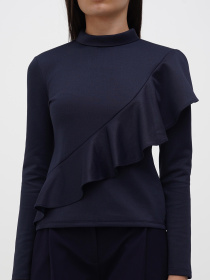 Блуза Sassofono модель A271-SF-2883_темно_синий Фото