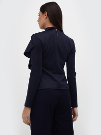 Блуза Sassofono модель A271-SF-2883_темно_синий Фото