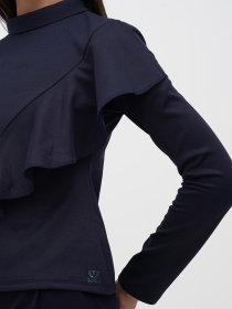 Блуза Sassofono модель A271-SF-2883_темно_синий Фото