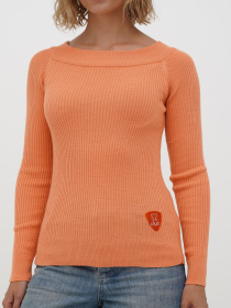 Джемпер Sassofono модель A271-SC-3524_оранжевый Фото